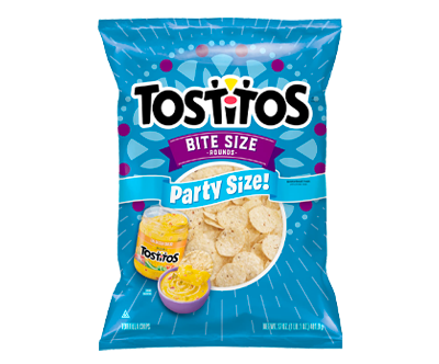 Green Tostitos Bite Size Rounds Party Size