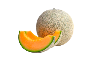 Cantaloupe Melon Fresh Organic Cut